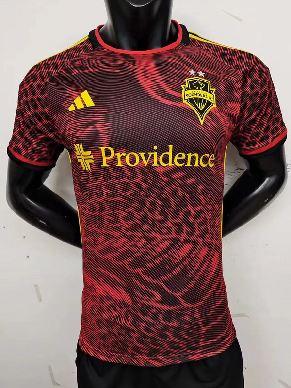 AAA Quality Seattle Sounders 23/24 Away Dark Red Jersey(Player)